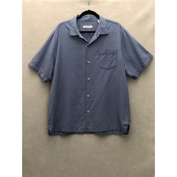 Tommy Bahama Other - Tommy Bahama Men's XL Stripe Camp Shirt Blue